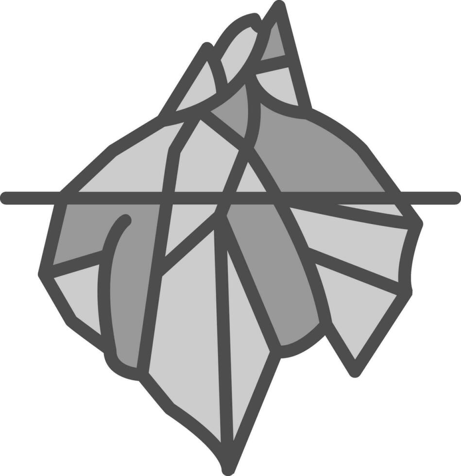 Iceberg Vector Icon Design