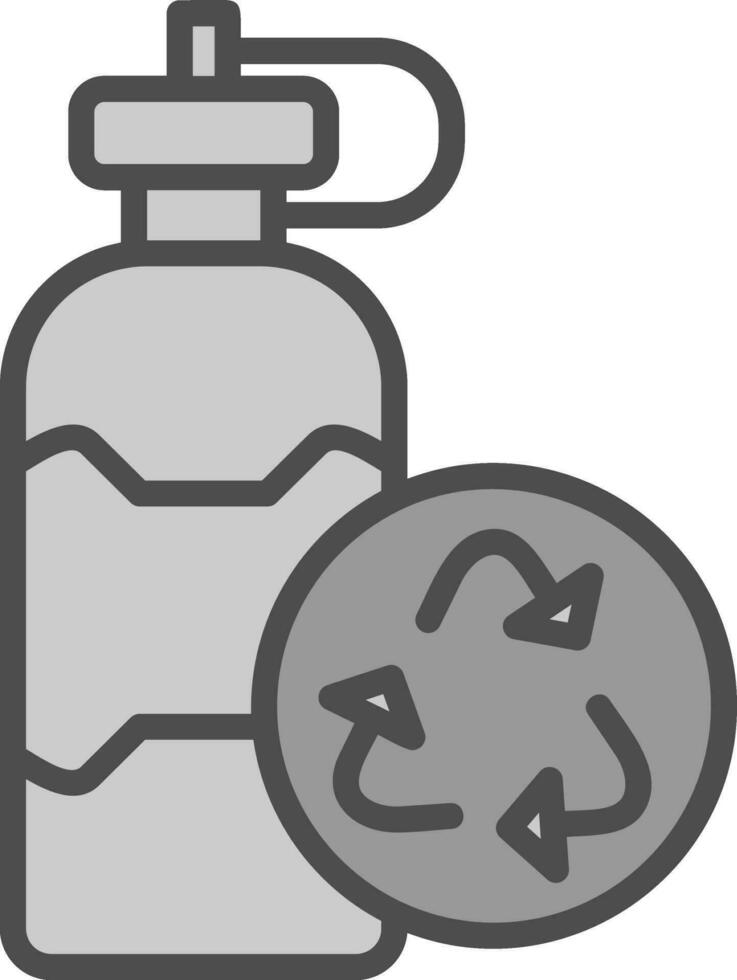 Reusable bottle Vector Icon Design