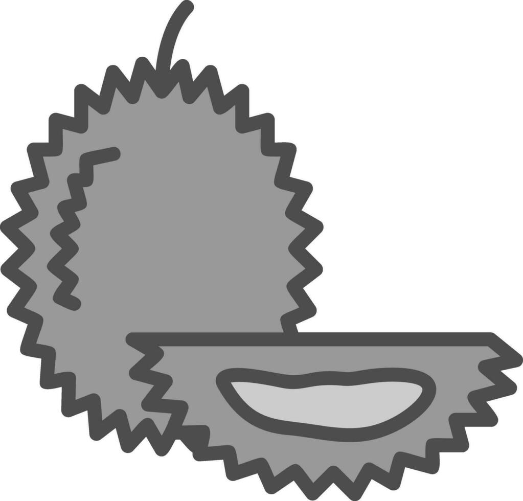 Durian vector icono diseño