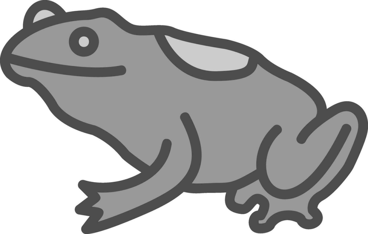 diseño de icono de vector de rana