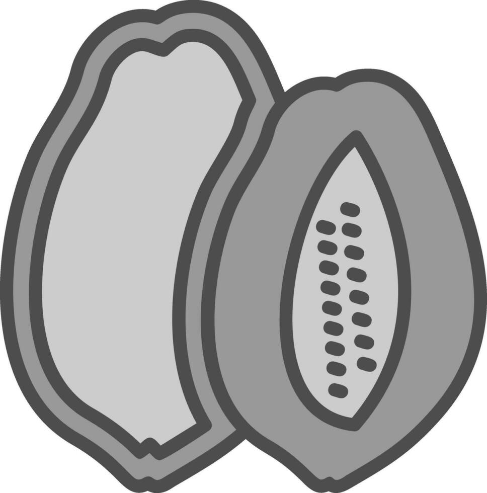 diseño de icono de vector de papaya