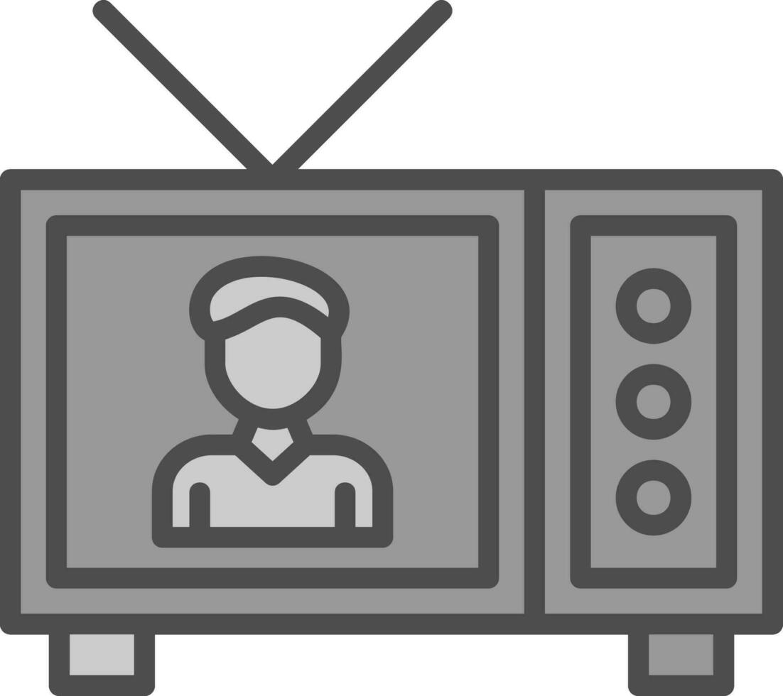 televisión espectáculo vector icono diseño