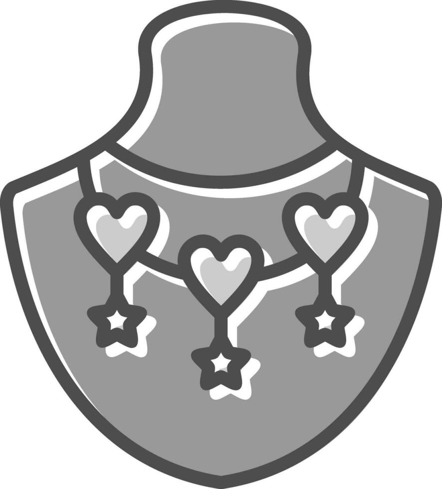 Necklace Vector Icon Design