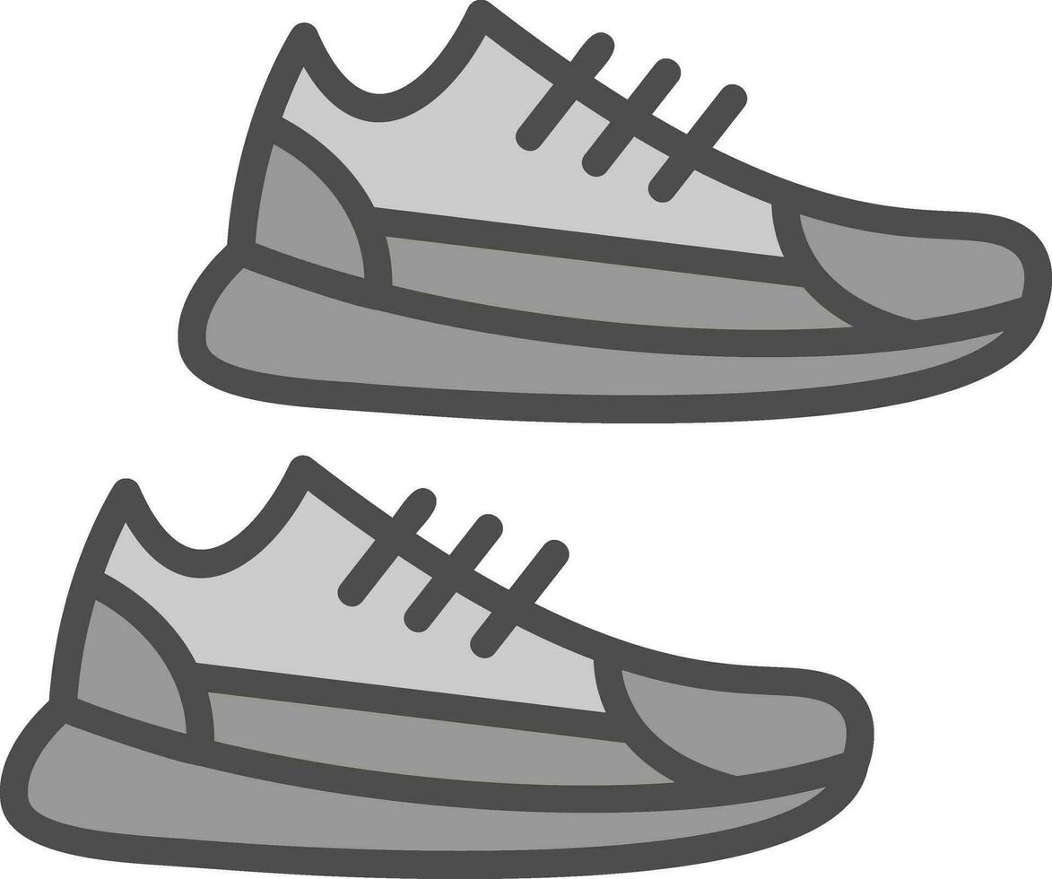 diseño de icono de vector de zapatillas