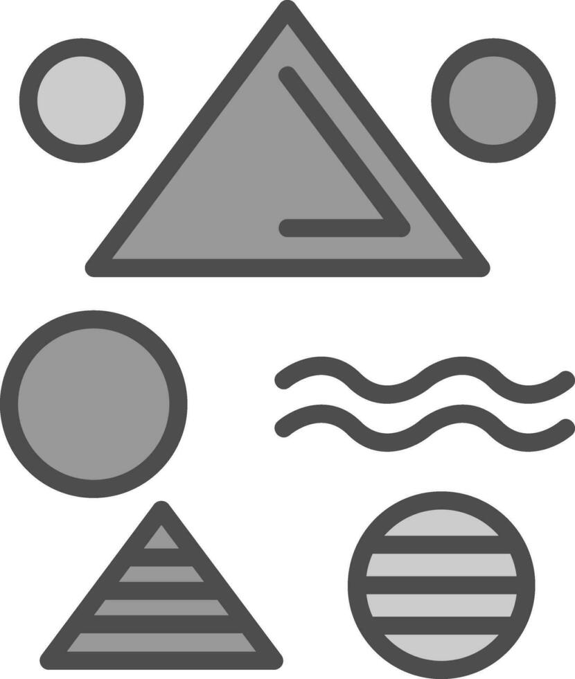 Memphis style Vector Icon Design