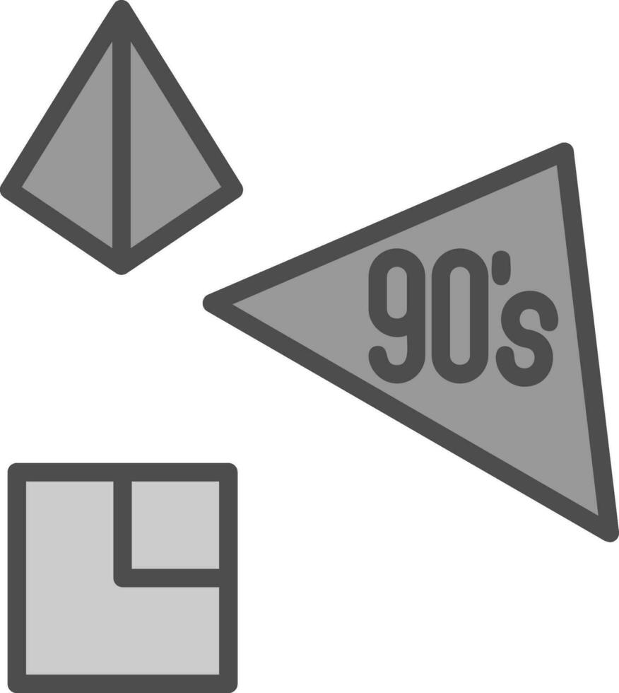 90s vector icono diseño