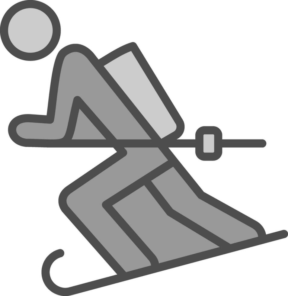 Skis Vector Icon Design