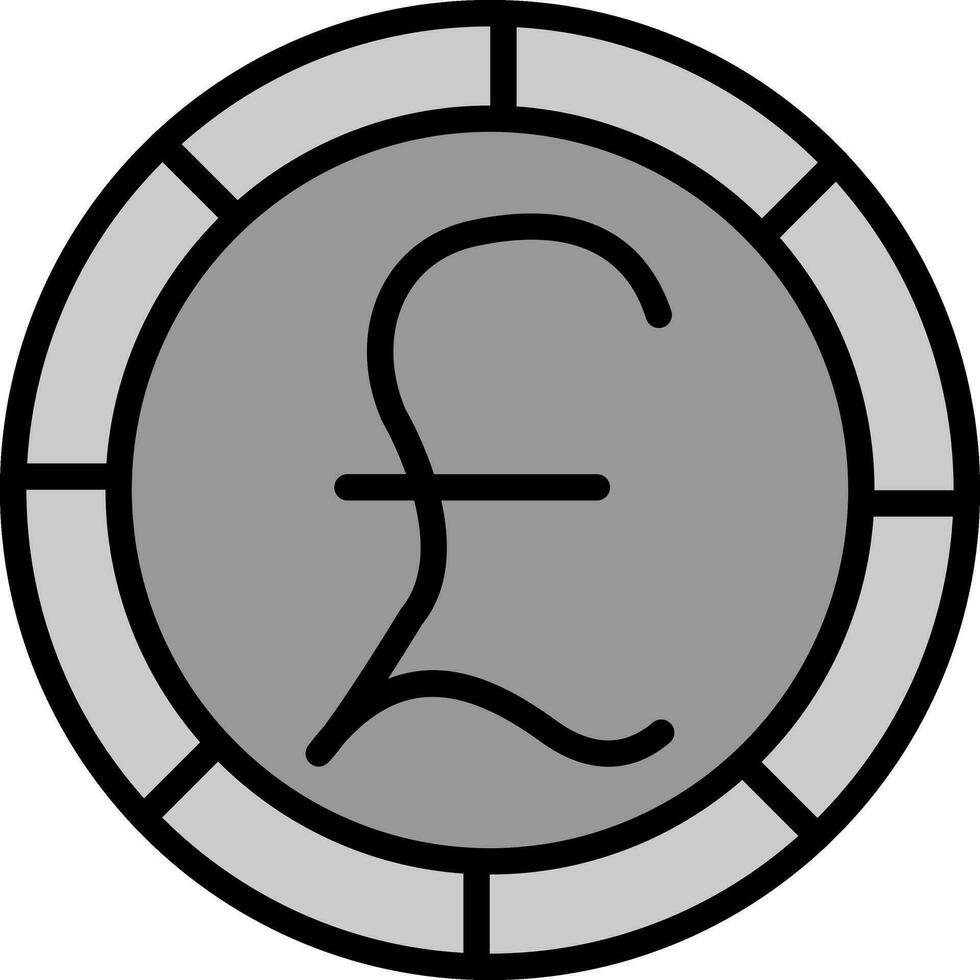 Pound Vector Icon Design