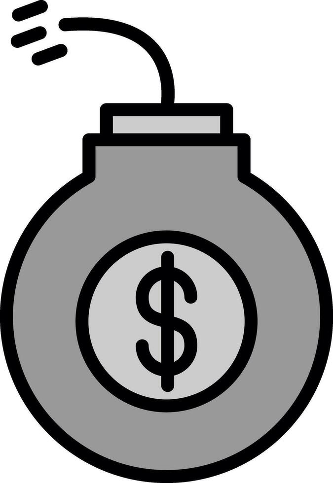 Debt Vector Icon Design