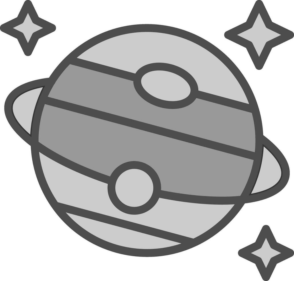 Saturn Vector Icon Design