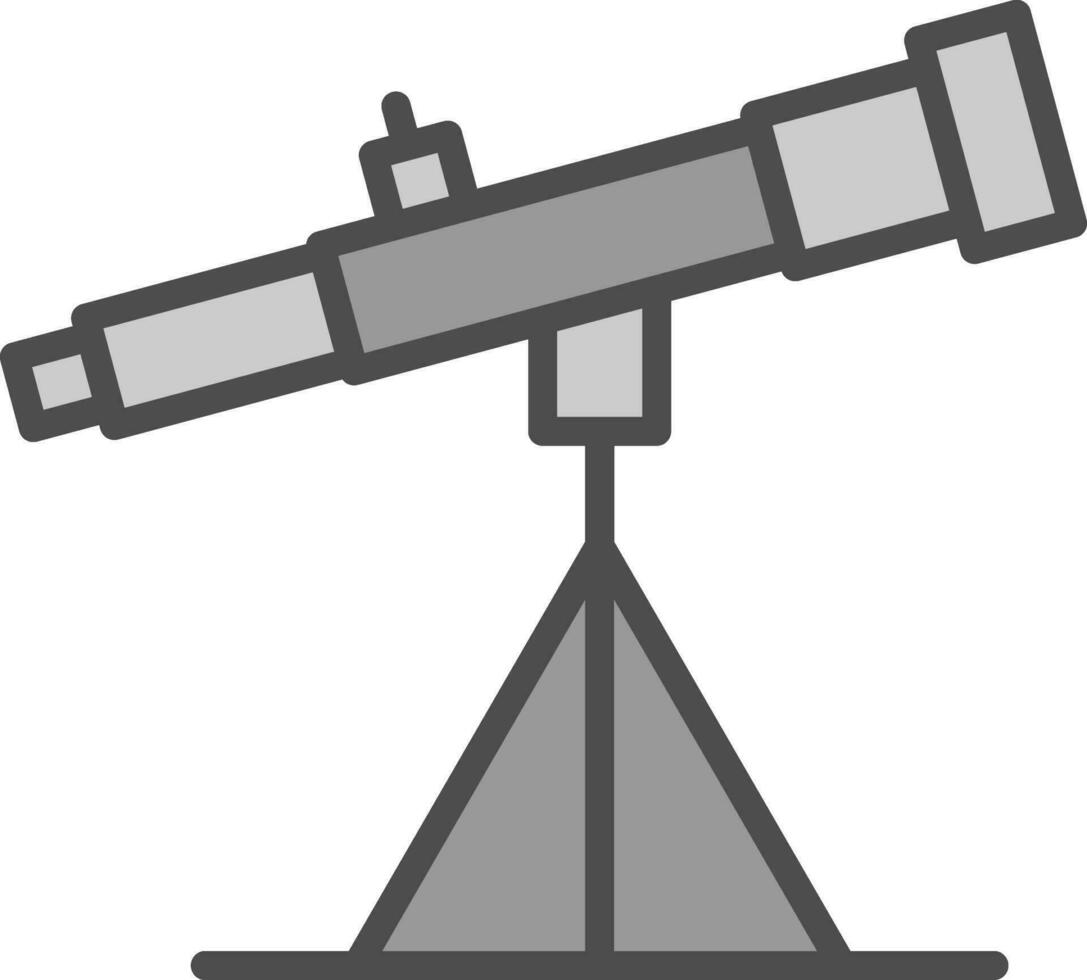 Telescope Vector Icon Design