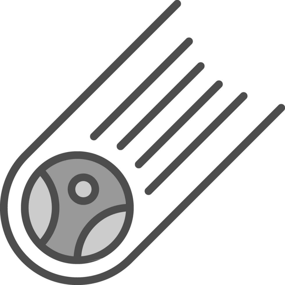 Meteorite Vector Icon Design