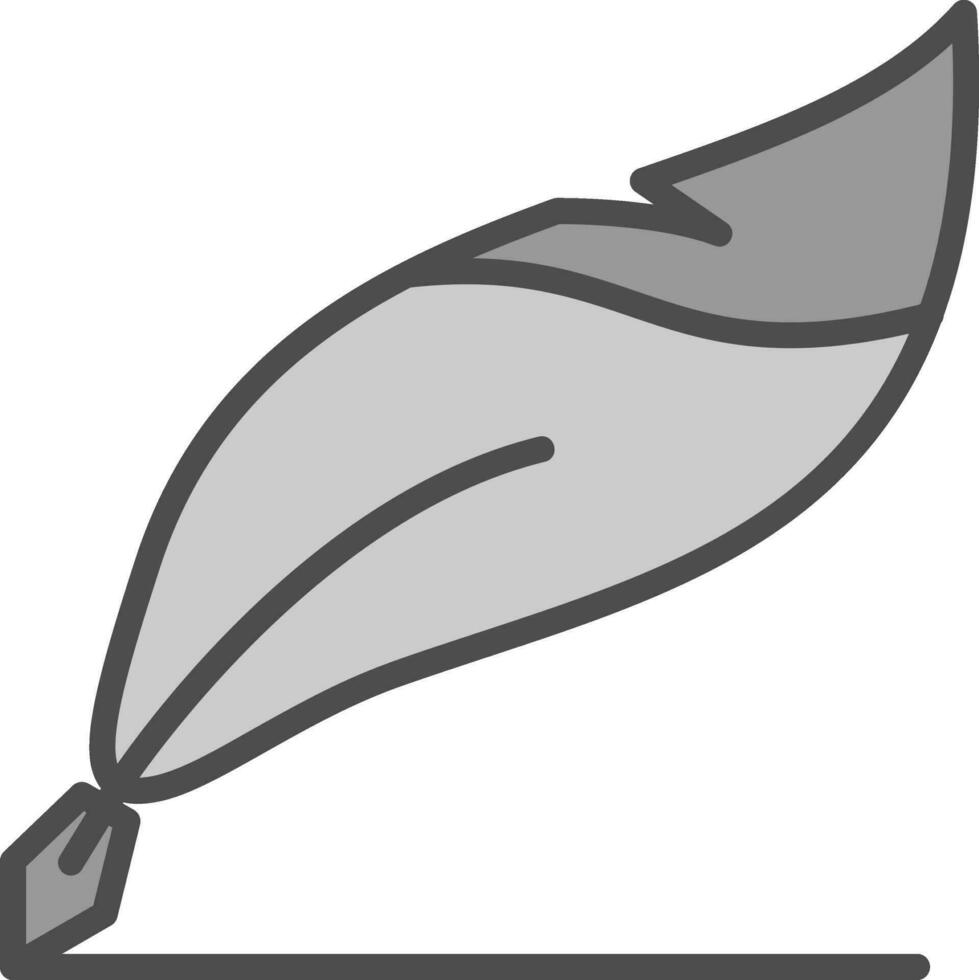 Quill pen Vector Icon Design