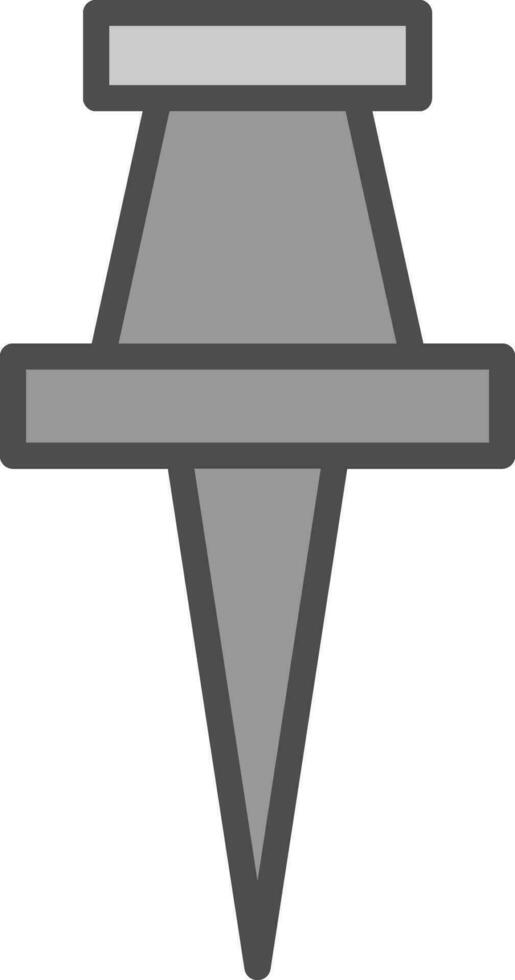 Push pin Vector Icon Design