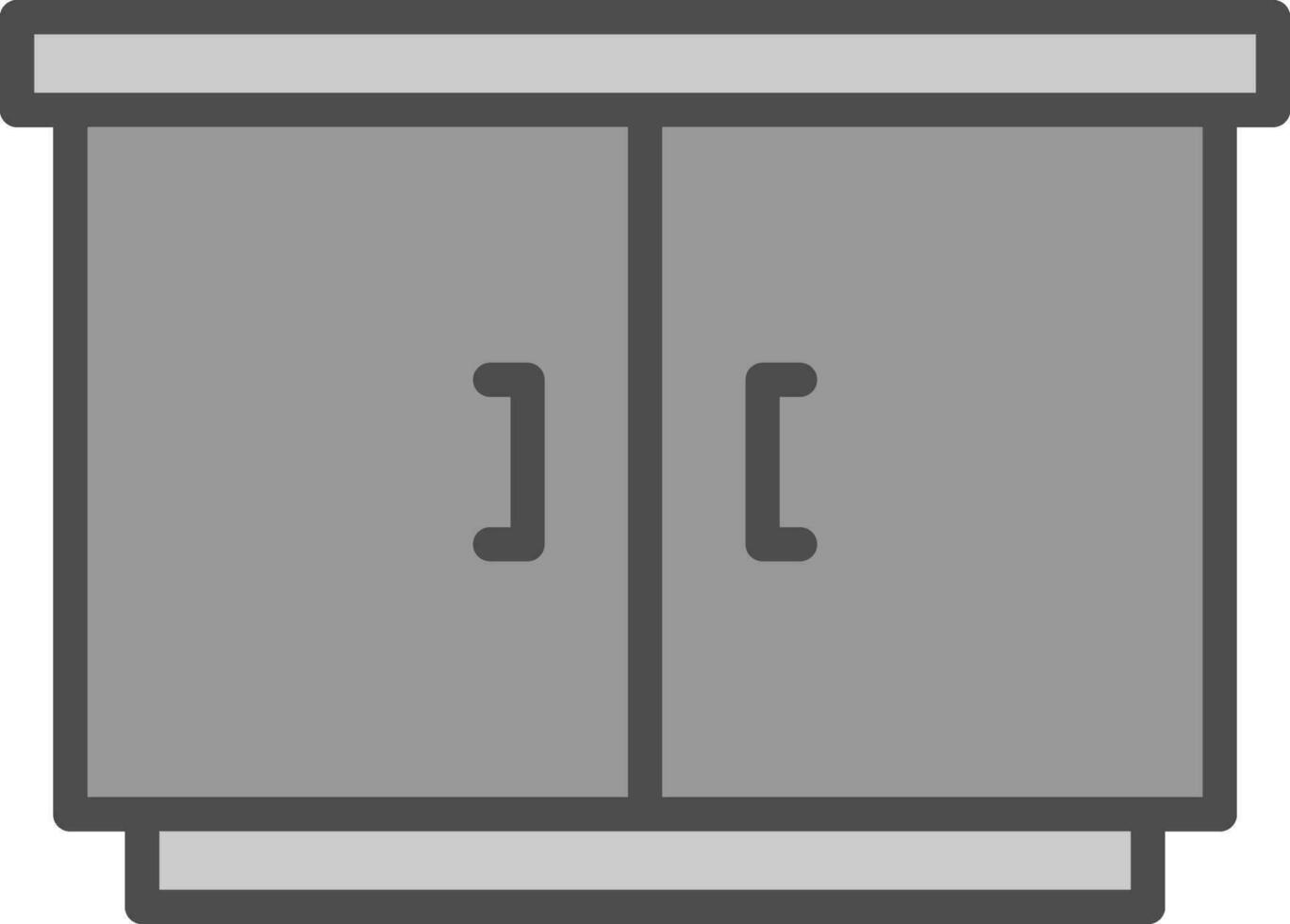 Cabinet Vector Icon Design