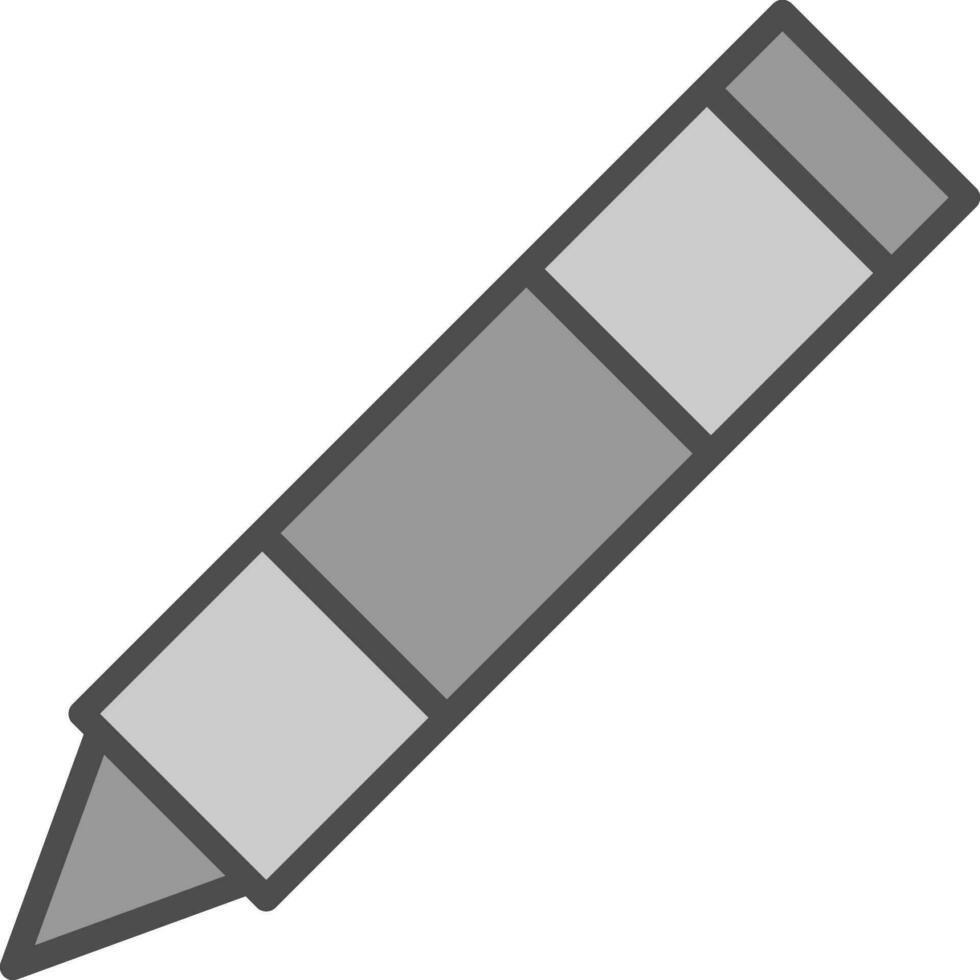 Crayon Vector Icon Design