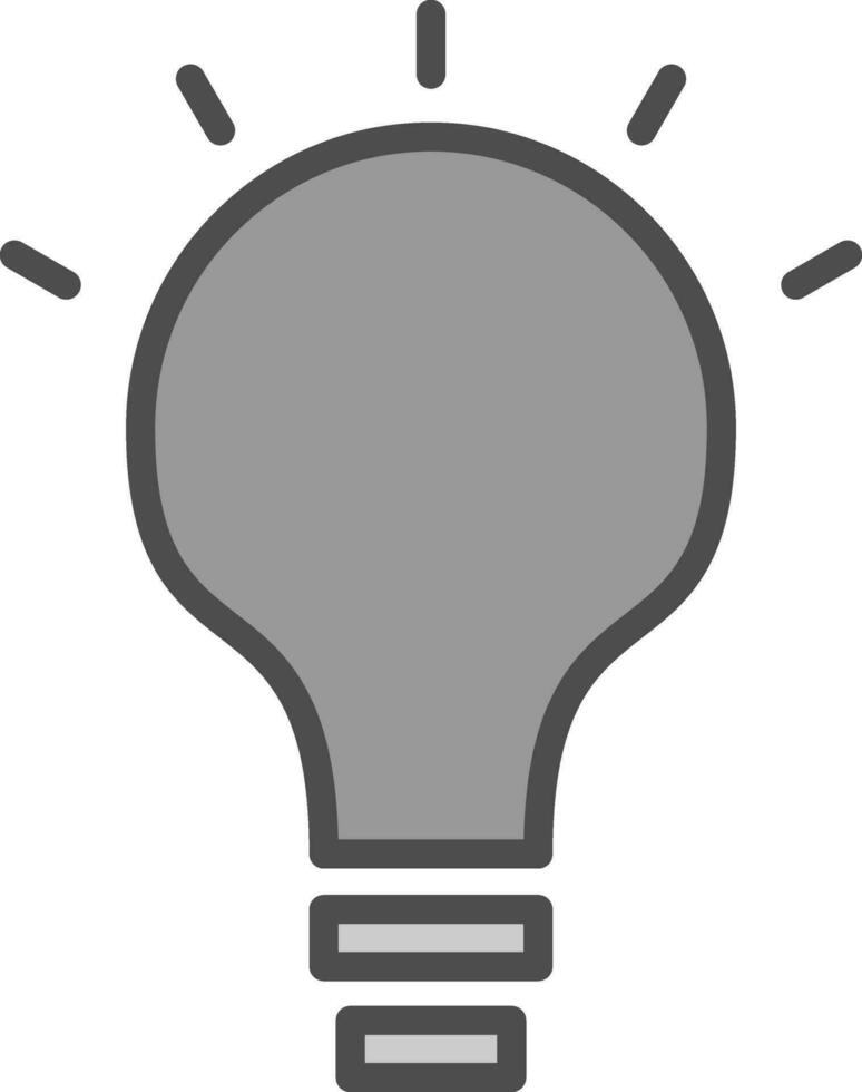 Lightbulb Vector Icon Design