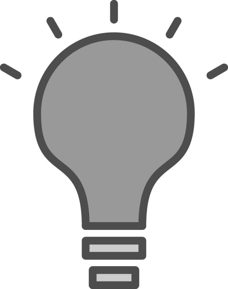 Lightbulb Vector Icon Design