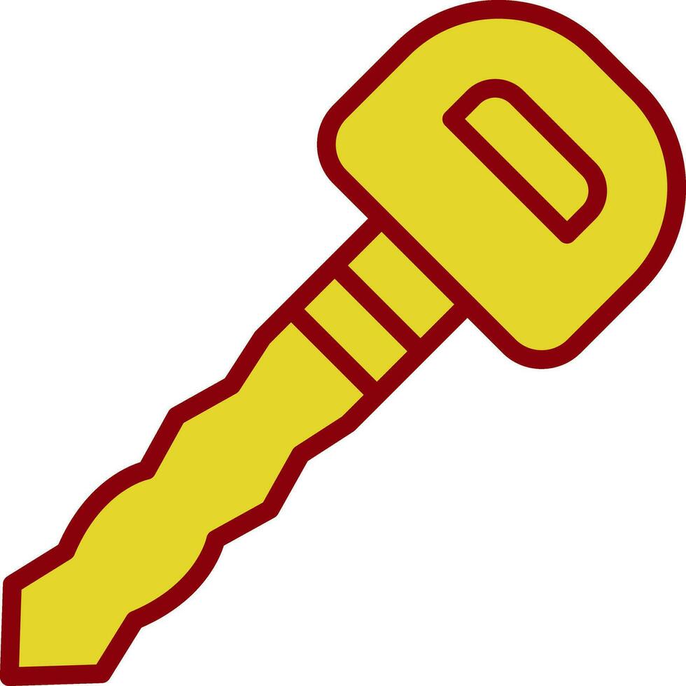 Car key Vector Icon Design