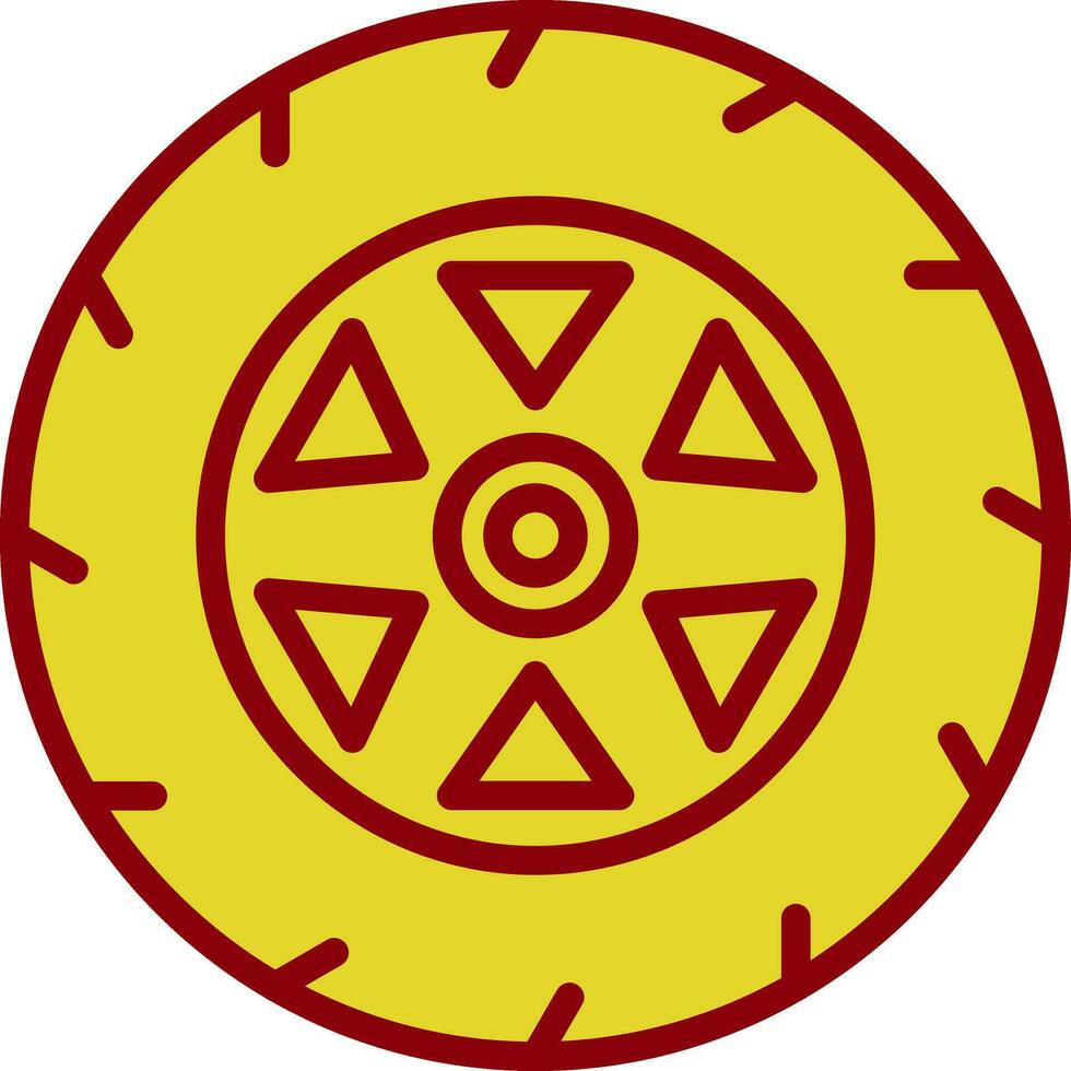 Wheels Vector Icon Design