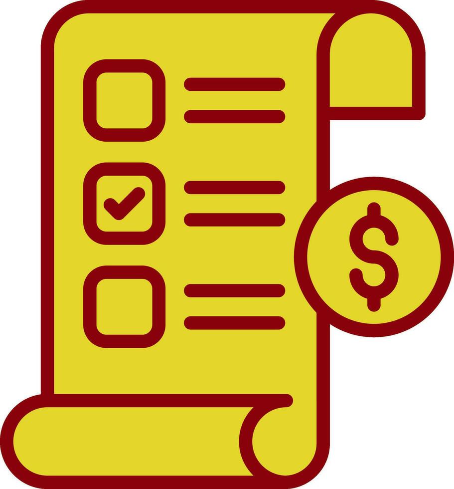 Invoice Vector Icon Design