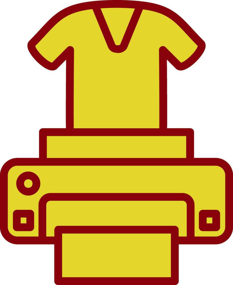 Dtg printer Vector Icon Design