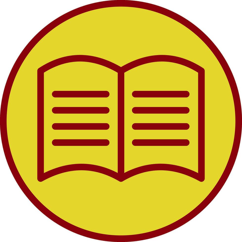 Manual book Vector Icon Design