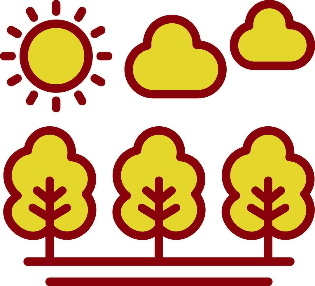 Forest Vector Icon Design