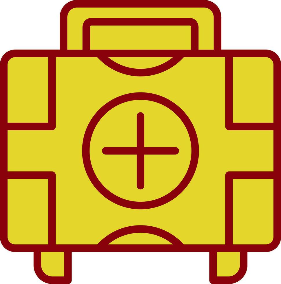 diseño de icono de vector de botiquín de primeros auxilios