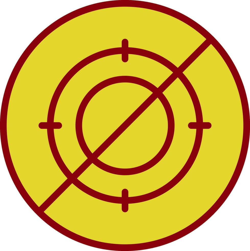 No hunt Vector Icon Design