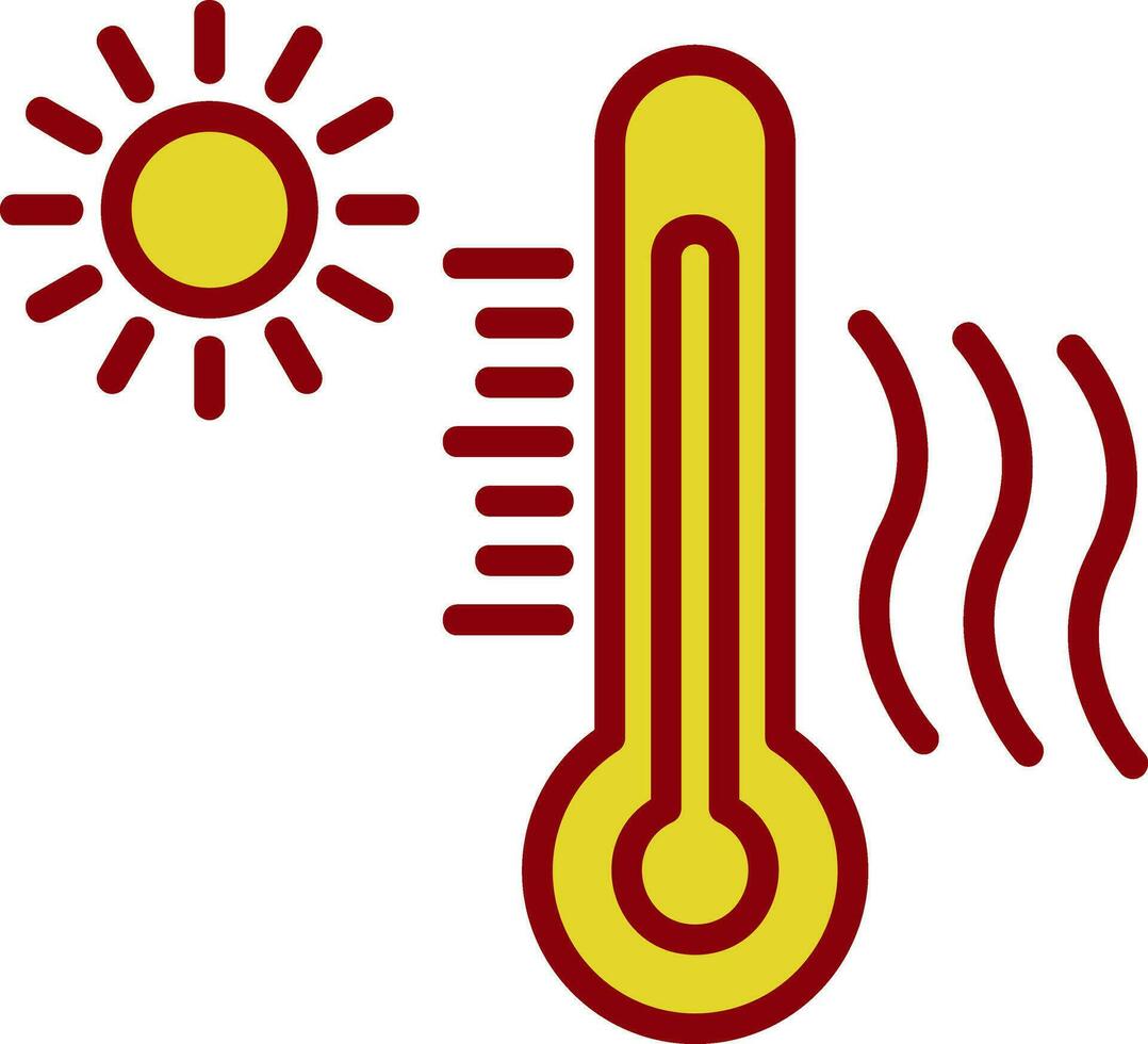 Heat wave Vector Icon Design