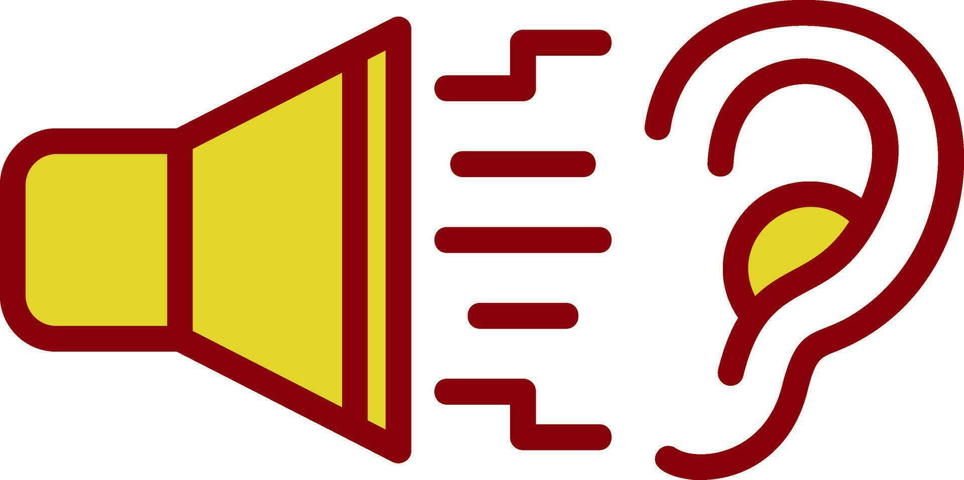 Sound pollution Vector Icon Design