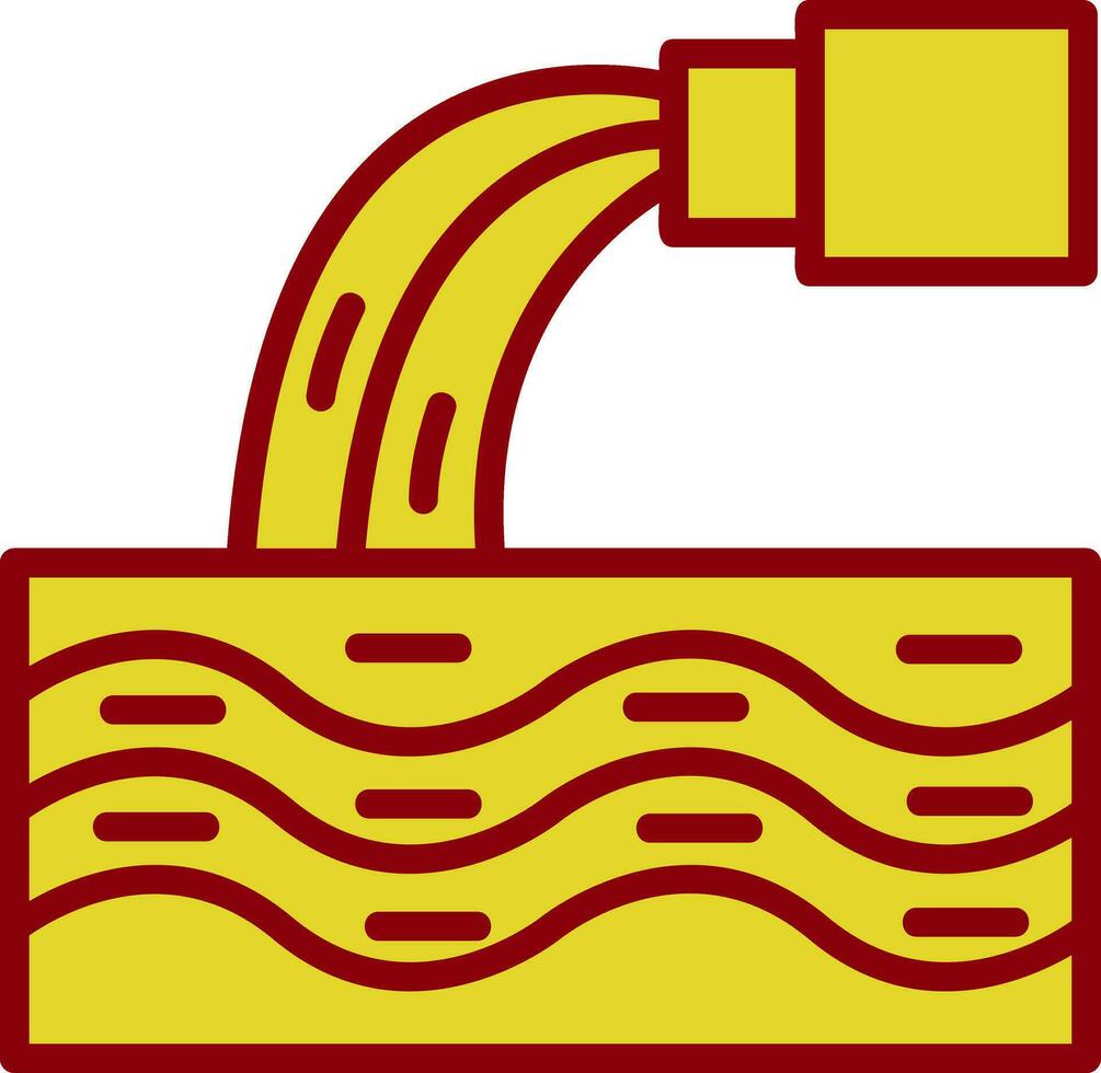 Waste water Vector Icon Design