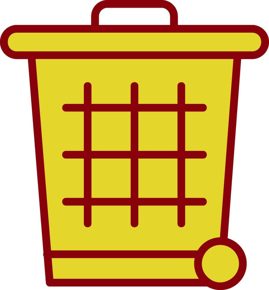 Trash can Vector Icon Design