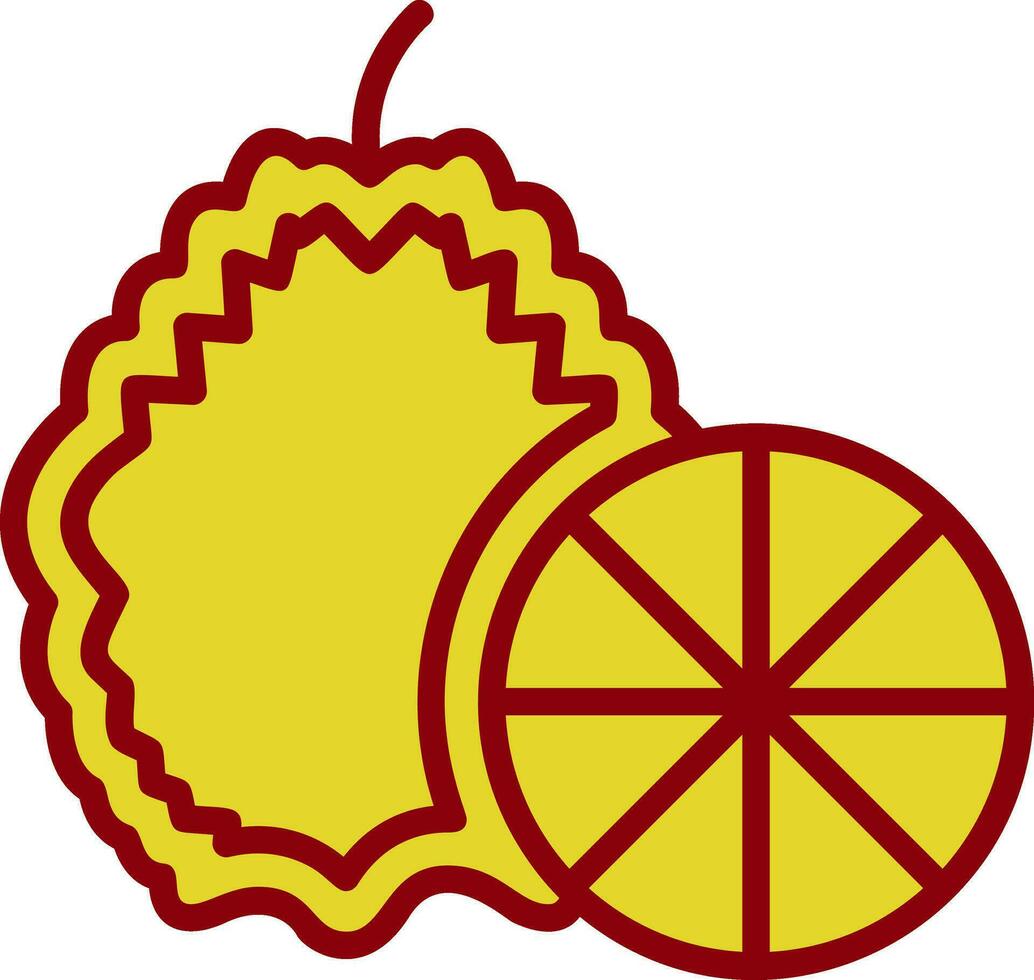 Kaffir lime Vector Icon Design