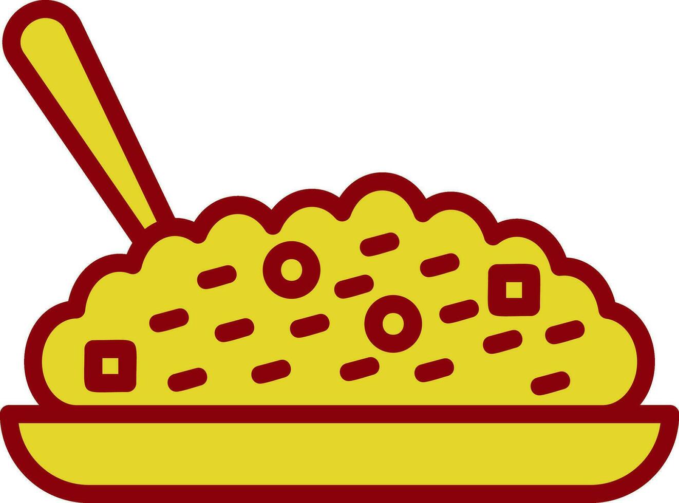 diseño de icono de vector de arroz