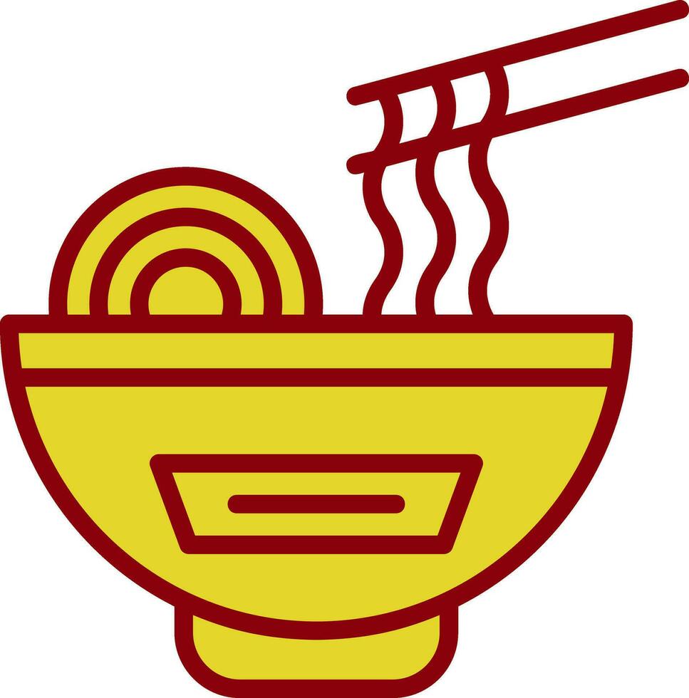 Noodles Vector Icon Design