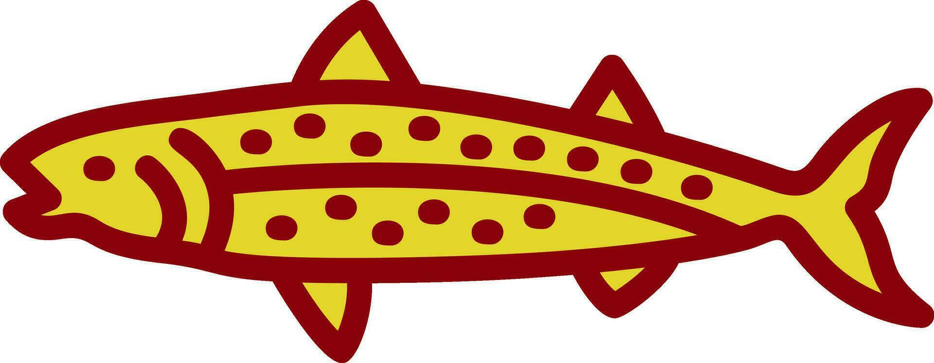 Mackerel Vector Icon Design