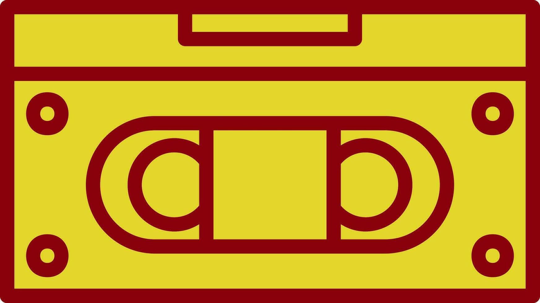 VHS Vector Icon Design