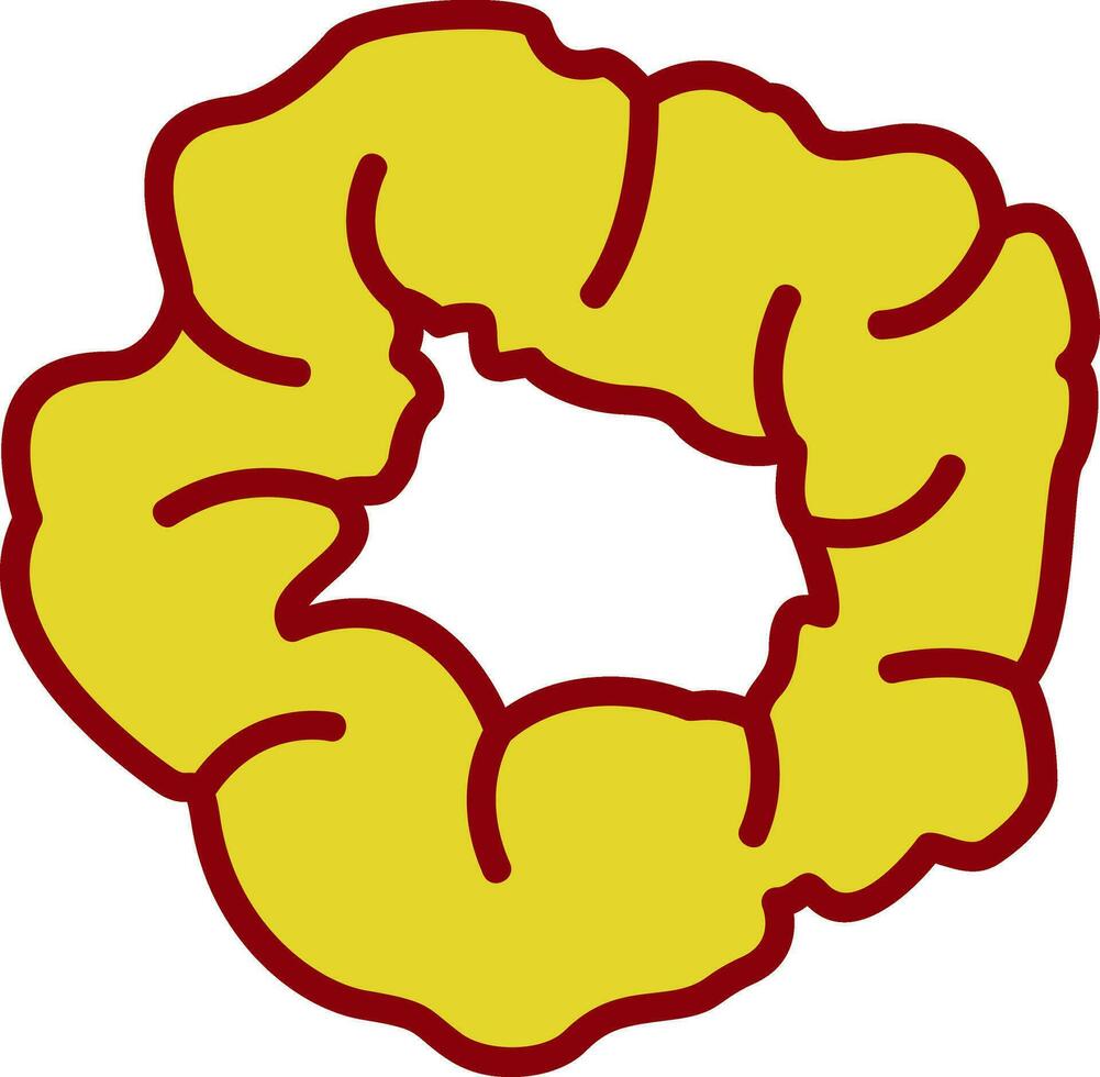 Scrunchie Vector Icon Design