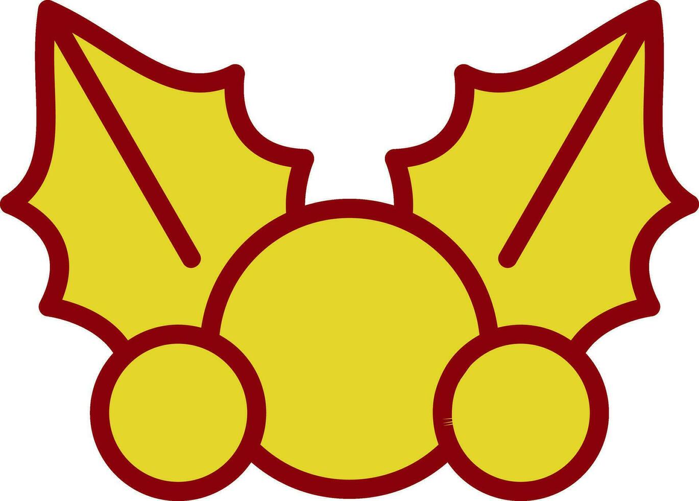 Mistletoe Vector Icon Design