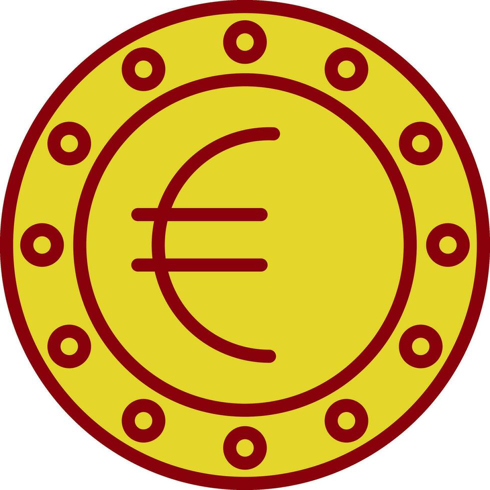 diseño de icono de vector de euro