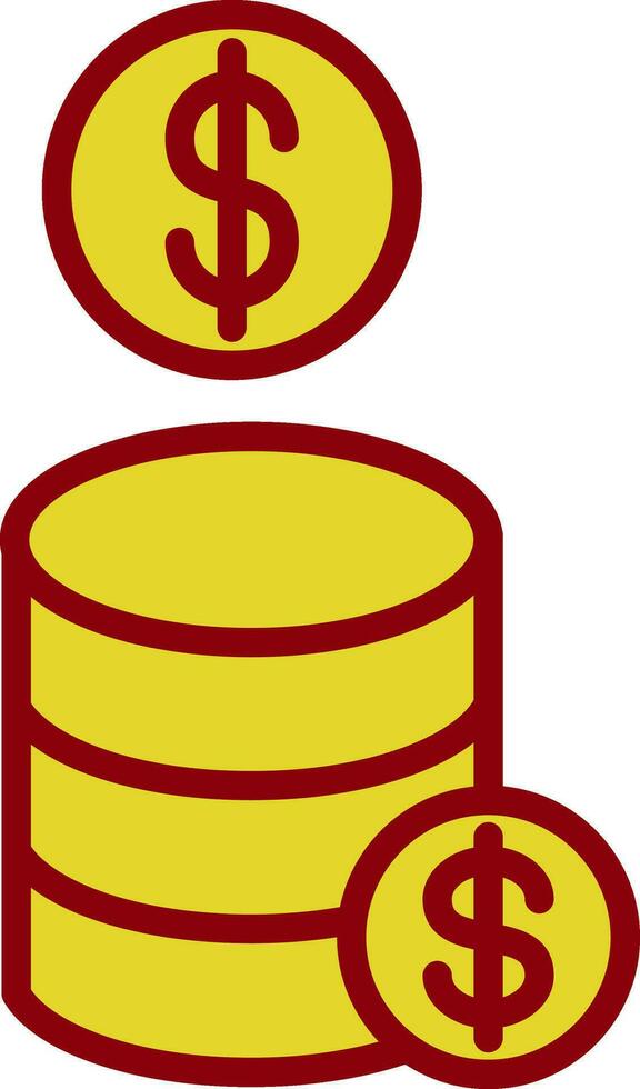 Coins Vector Icon Design