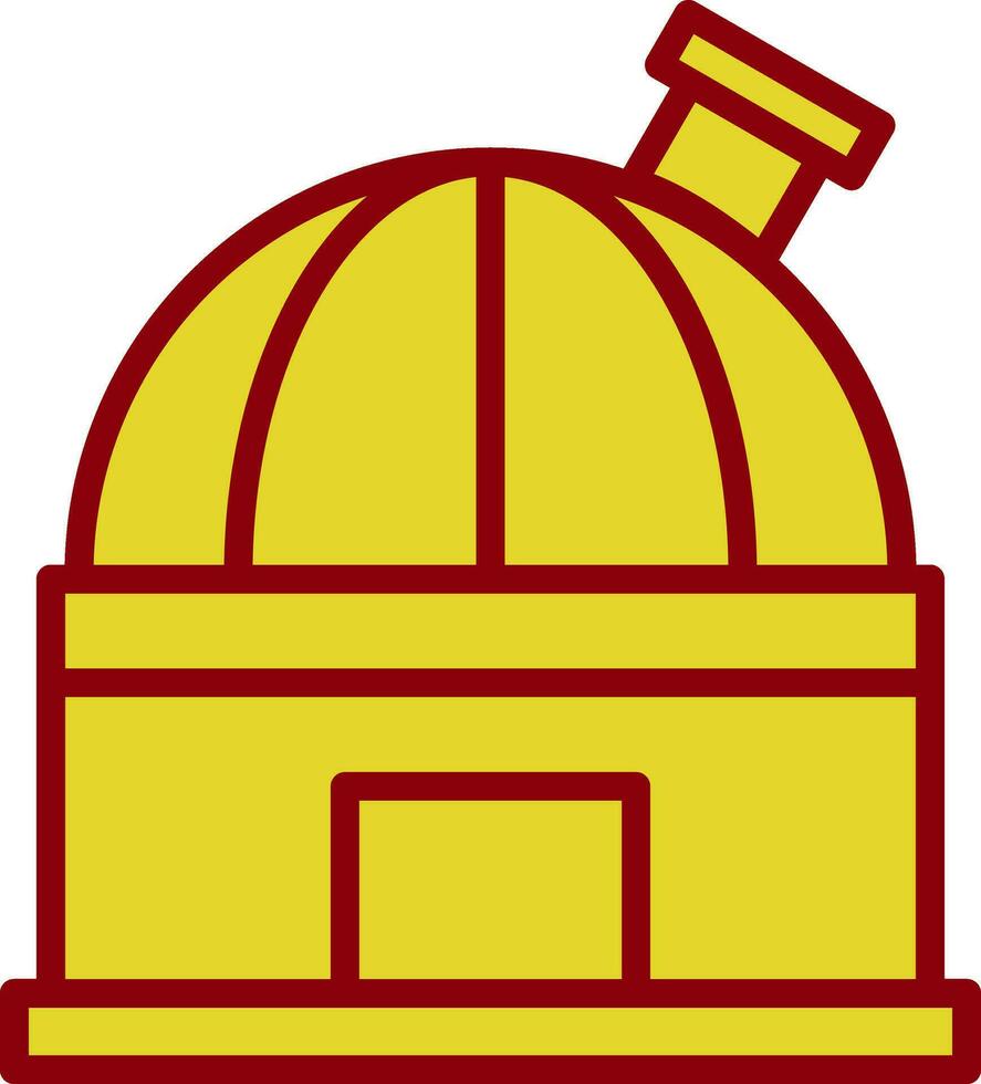 diseño de icono de vector de observatorio