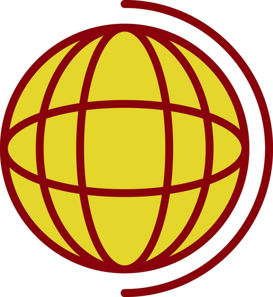 Earth globe Vector Icon Design