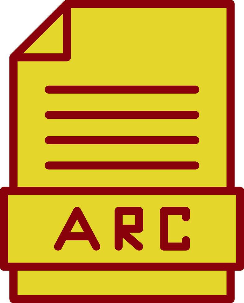 arco vector icono diseño