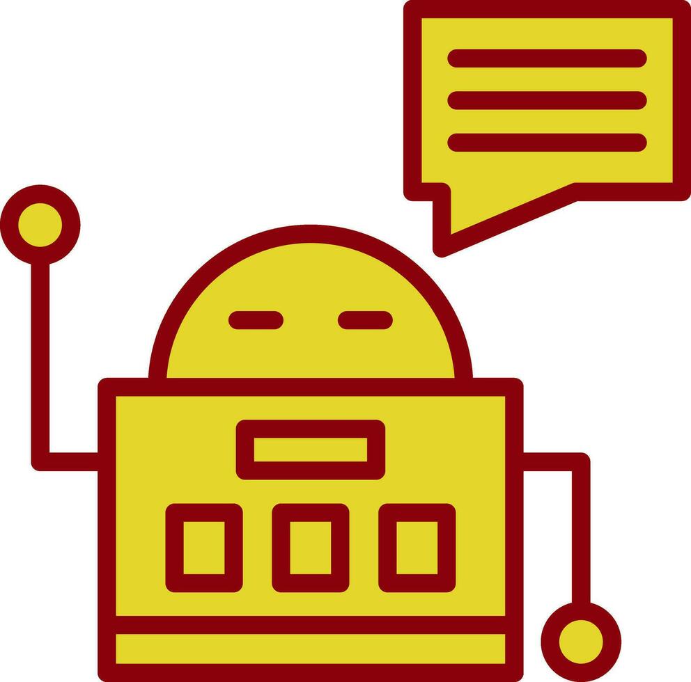 Chatbot Vector Icon Design