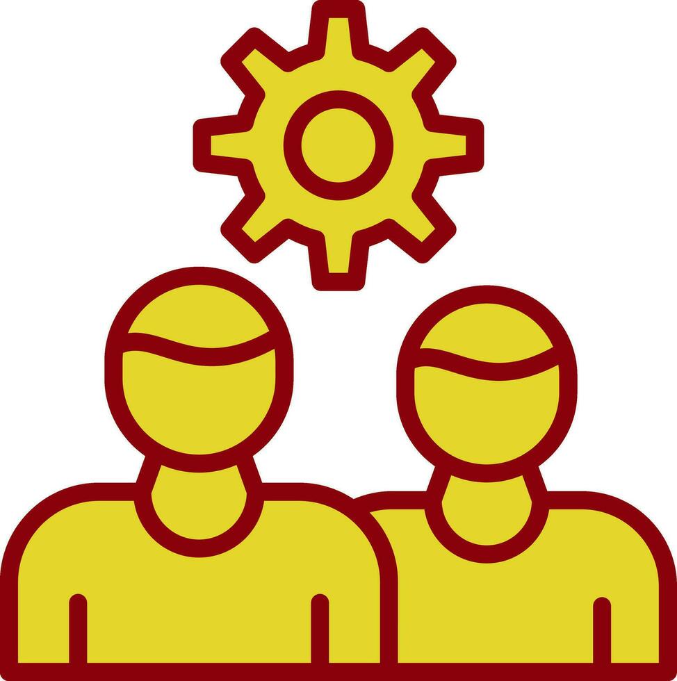 Colleague Vector Icon Design