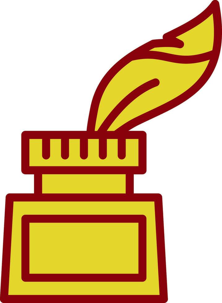 Inkwell Vector Icon Design