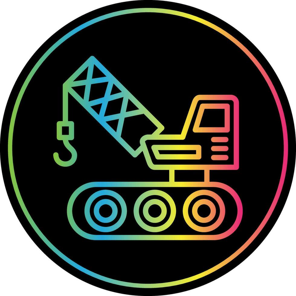 Crane Vector Icon Design